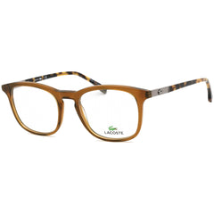 Lacoste Men's Eyeglasses - Clear Demo Lens Caramel/Havana Plastic Frame | L2889 275