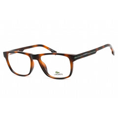 Lacoste Men's Eyeglasses - Clear Demo Lens Havana Rectangular Shape Frame | L2887 230