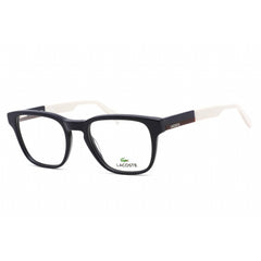 Lacoste Men's Eyeglasses - Clear Lens Blue Navy Plastic Square Frame | L2909 410