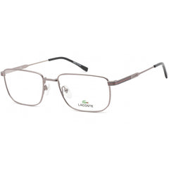 Lacoste Men's Eyeglasses - Clear Lens Matte Grey Rectangular Shape Frame | L2277 022