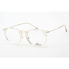 Lacoste Men's Eyeglasses - Clear Lens Nude Transparent Plastic Frame | L2846 662