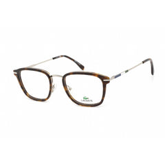Lacoste Men's Eyeglasses - Clear Lens Silver/Havana Square Shape Frame | L2604ND 040