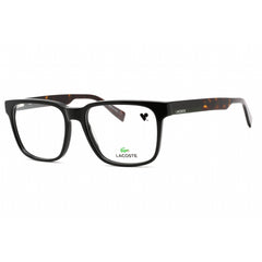 Lacoste Men's Eyeglasses - Full Rim Black Plastic Rectangular Shape Frame | L2908 001