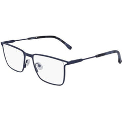 Lacoste Men's Eyeglasses - Matt Blue Rectangular Full-Rim Frame | LACOSTE L2262 424