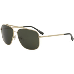 Lacoste Men's Sunglasses - Green Polycarbonate Lens Gold Metal Pilot Frame | L188S 714