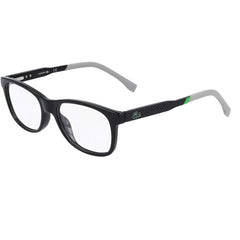 Lacoste Unisex Eyeglasses - Black Plastic Square Frame Demo Lens | LACOSTE L3640 001