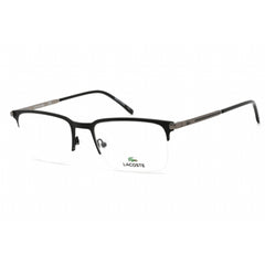 Lacoste Unisex Eyeglasses - Clear Demo Lens Black Rectangular Shape Frame | L2268 001