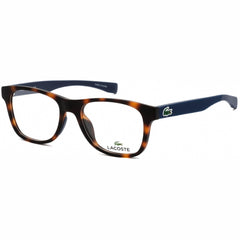 Lacoste Unisex Eyeglasses - Clear Demo Lens Havana/Blue Square Frame | L3620 214