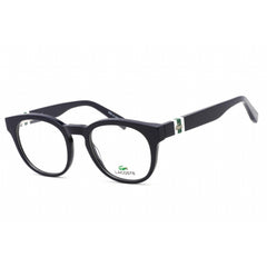 Lacoste Unisex Eyeglasses - Clear Lens Blue Plastic Round Shape Frame | L2904 400