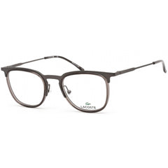 Lacoste Unisex Eyeglasses - Full Rim Dark Grey Metal and Plastic Frame | L2264 024