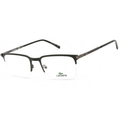 Lacoste Unisex Eyeglasses - Green/Grey Rectangular Shaped Metal Frame | L2268 315