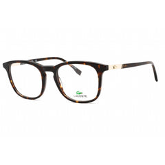 Lacoste Unisex Eyeglasses - Havana Round Full Rim Frame Clear Demo Lens | L2889 230