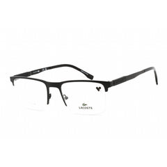 Lacoste Unisex Eyeglasses - Matte Black Titanium Rectangular Shape Frame | L2244 002