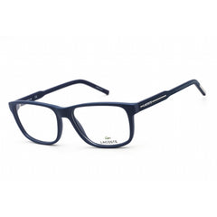 Lacoste Unisex Eyeglasses - Matte Blue Plastic Rectangular Shape Frame | L2866 424