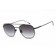 Lacoste Unisex Sunglasses - Black Matte Metal Frame Grey Gradient Lens | L210S 001