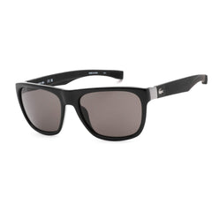 Lacoste Unisex Sunglasses - Full Rim Black Rectangular Shaped Plastic | L664S 001