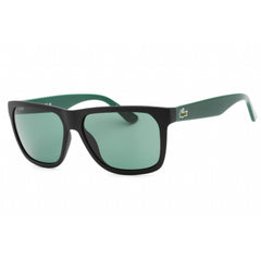Lacoste Unisex Sunglasses - Full Rim Matte Onyx Plastic Rectangular Frame | L732S 004