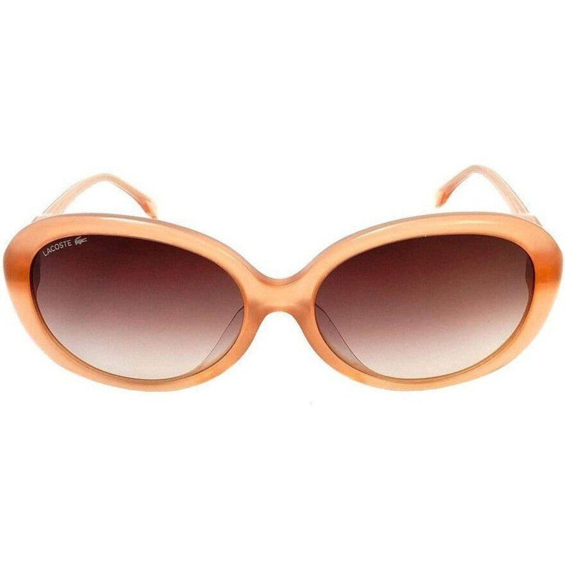 Lacoste Women\'s Peach Gradient Sunglasses Lacoste Round Womens Nude Brown Gradient L859S main image 4