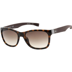 Lacoste Unisex Sunglasses - Polycarbonate Lens Havana Square Shape Frame | L662S 214