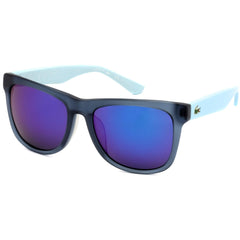 Lacoste Unisex Sunglasses - Solid Blue Lens Plastic Square Shape Frame | L805SA 424