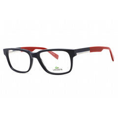 Lacoste Women's Eyeglasses - Blue Navy Rectangular Shape Frame Clear Lens | L2910 410