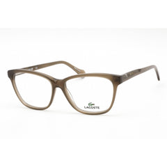 Lacoste Women's Eyeglasses - Brown Rectangular Shape Frame Clear Lens | L2879 210
