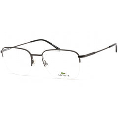 Lacoste Women's Eyeglasses - Matte Dark Gunmetal Rectangular Metal Frame | L2254 033