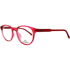 Lacoste Women's Eyeglasses - Pink Round Full-Rim Plastic Frame | LACOSTE L3631 664