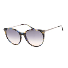Lacoste Women's Sunglasses - Blue Havana/Silver Cat Eye Plastic Frame | L928S 220
