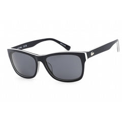 Lacoste Women's Sunglasses - Full Rim Blue/White Plastic Rectangular | L683SP 414