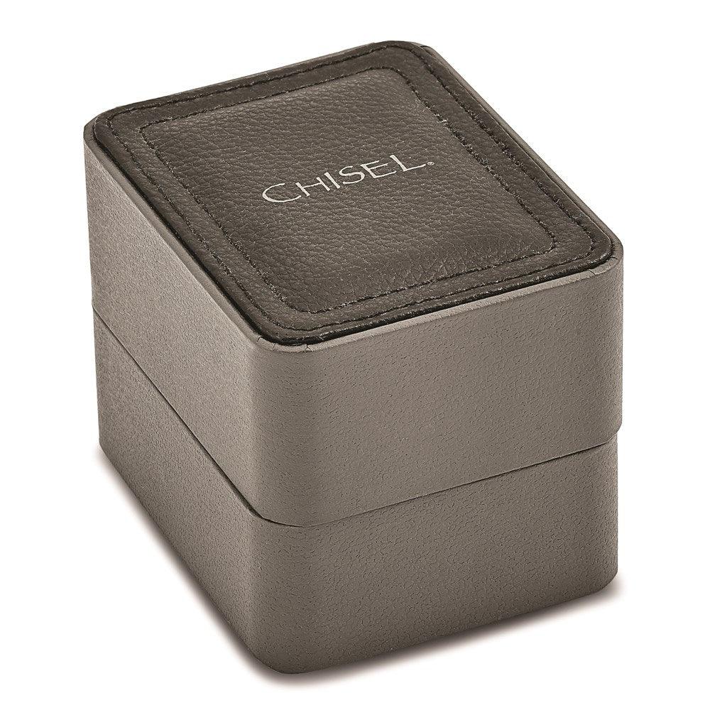 Ladies Chisel Black Ceramic Black Dial Watch display picture 1