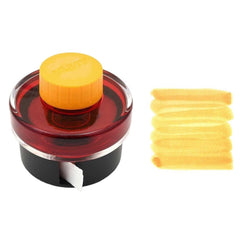 Lamy Bottled Ink - Glass with Blotting Paper Fountain Pen, Mango, 50ml | LT52MAN