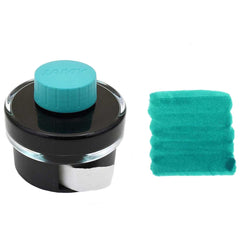 Lamy Bottled Ink - Glass with Blotting Paper Fountain Pen, Tourmaline, 50ml | LT52TURM