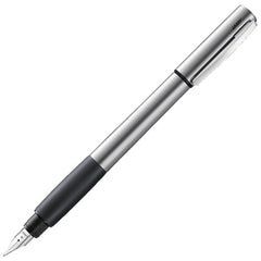 Lamy Fountain Pen - Accent with Rubber Grip, Aluminum/Black | L96KK