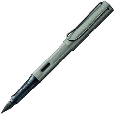 Lamy Fountain Pen - LX Ruthenium Aluminum Black Grip Snap On Cap, Medium Nib | L57-M