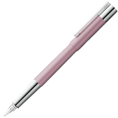 Lamy Fountain Pen - Scala Snap On Cap Stainless Steel Barrel