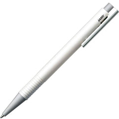 Lamy Logo M+ White Ballpoint Pen Sturdy Plastic Barrel Medium Conical Tip | L204M-WT-B