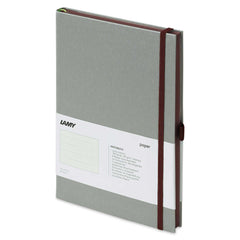 Lamy Notebook - Hardcover A5 with 2 Bookmarks, Black Purple, Grid | B1A5BLACKPURPLE
