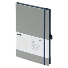 Lamy Notebook - Hardcover A5 with 2 Bookmarks, Ocean Blue, Grid | B1A5OCEANBLUE