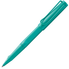 Lamy Rollerball Pen - Safari Plastic Body with Metal Clip, Aquamarine | L321AQ