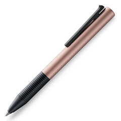 Lamy Rollerball Pen - Tipo Cap Less Aluminum Body with Black Clip, Pearlrose | L339PR