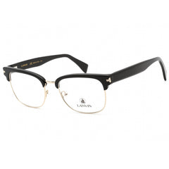 Lanvin Men's Eyeglasses - Clear Demo Lens Black Metal Cat Eye Frame | LNV2109 001