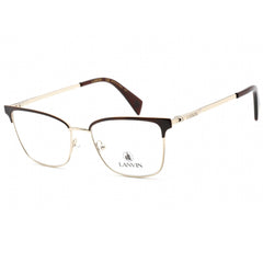 Lanvin Men's Eyeglasses - Clear Demo Lens Havana/Gold Square Frame | LNV2105 220