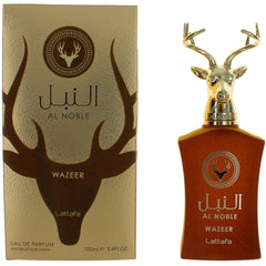 Lattafa Unisex EDP Spray - Al Noble Wazeer Fruity, Woody and Powdery Notes, 3.4 oz