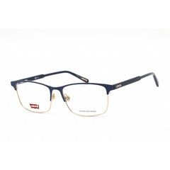 Levi's Men's Eyeglasses - Clear Demo Lens Blue Stainless Steel | LV 1012 0PJP 00