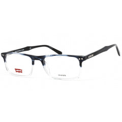 Levi's Men's Eyeglasses - Clear Lens Blue Horn Rectangular Frame | LV 5020 038I 00