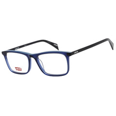 Levi'S Men's Eyeglasses - Clear Lens Blue Plastic Square Frame | LV 1004 0PJP 00