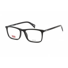 Levi's Men's Eyeglasses - Full Rim Black Hexetate Rectangular Frame | LV 1004 0807 00