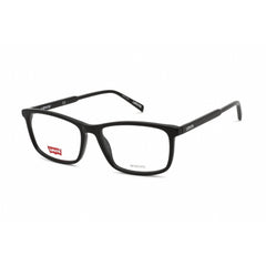 Levi's Unisex Eyeglasses - Black Hexetate Rectangular Shape Frame | LV 1018 0807 00