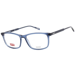 Levi's Unisex Eyeglasses - Clear Demo Lens Blue Rectangular Frame | LV 1018 0PJP 00